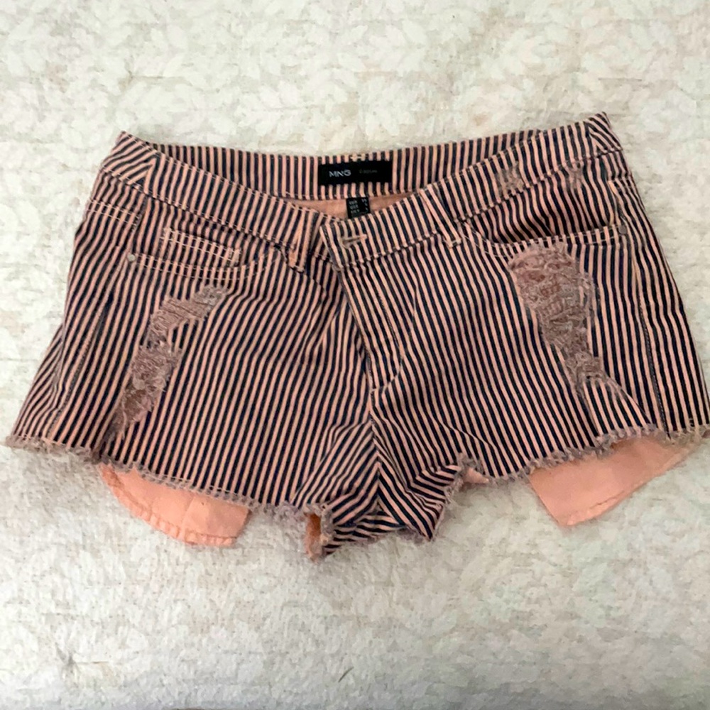 MNG striped shorts